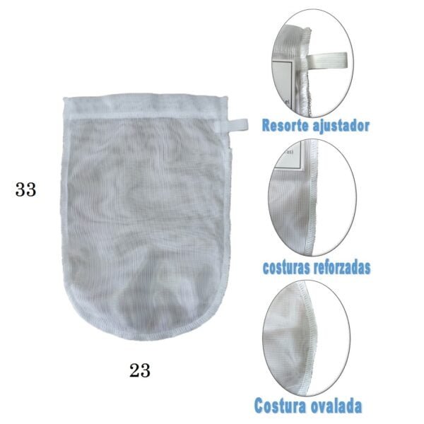 Filtro Reutilizable de Nylon Ovalado - Image 4