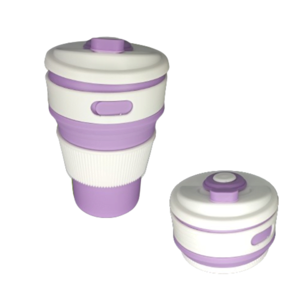 Vaso De Silicona Plegable Viajero Reutilizable 350 Ml - Image 4