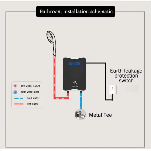 Calentador de Agua para Ducha Eléctrico Premium - Image 9