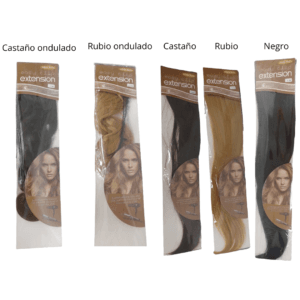 Extensiones de cabello 5 ganchos Semi naturales